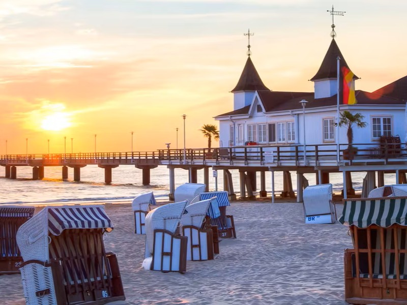 Restauracja w Ahlbeck niedaleko Międzyzdrojów