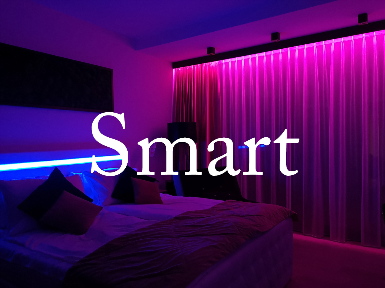 Oświetlony na fioletowo Sea View Moss VIP Apartment w Kołobrzegu