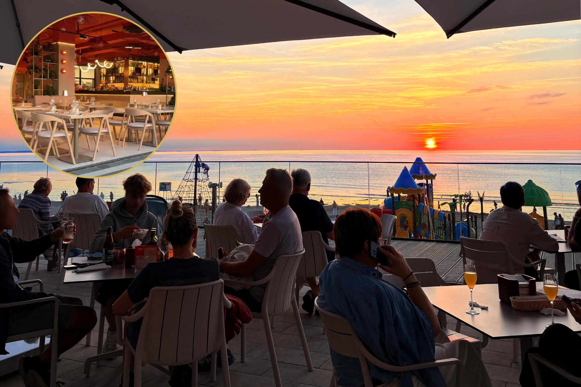 Restauracja w Międzyzdrojach z widokiem na morze