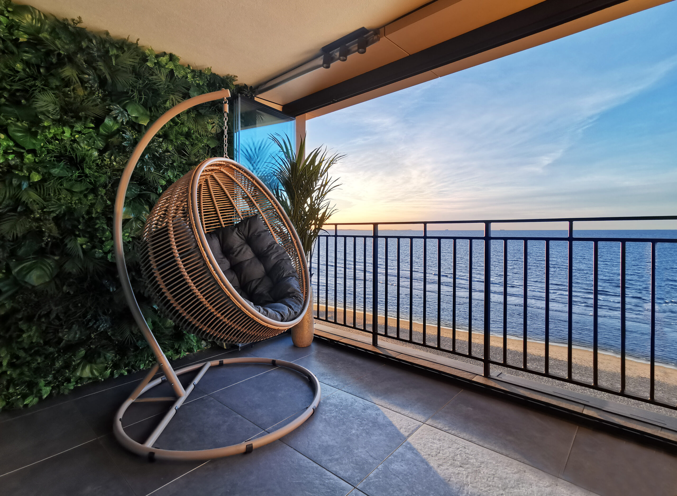 home Międzyzdroje Terrasse mit Meerblick